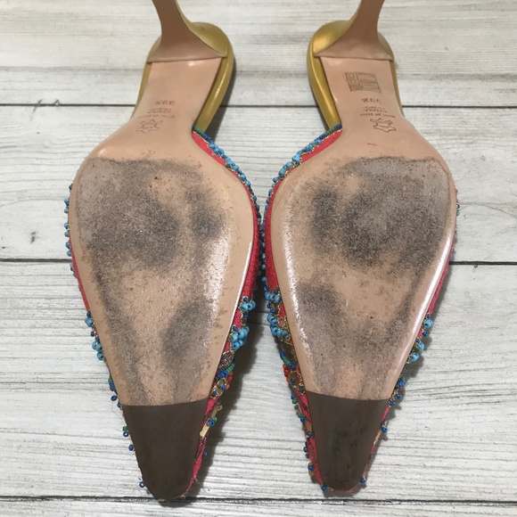 Emma Hope Beaded Mules Size 39 1/2 - Picture 11 of 11